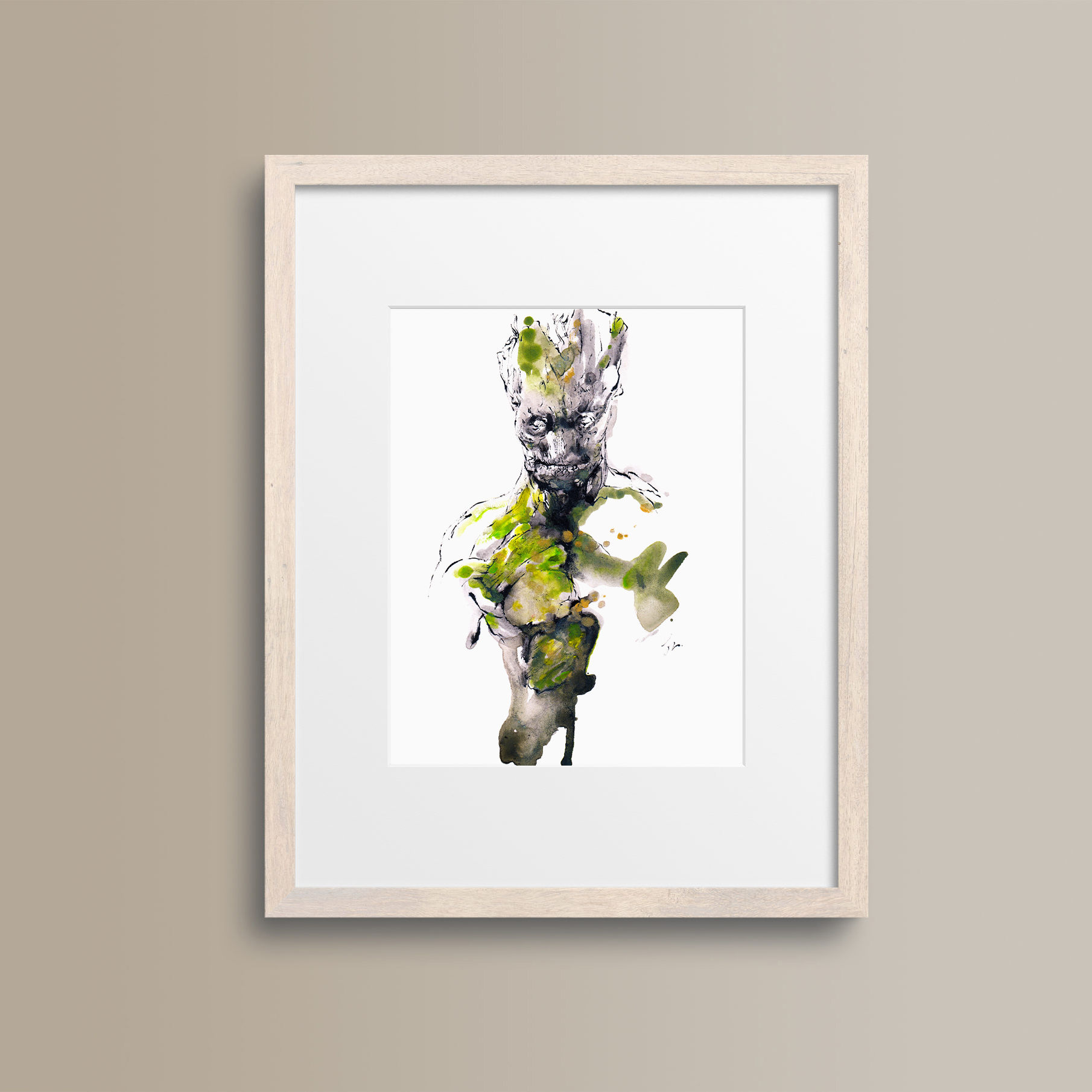 Art Print《銀河守護隊》Guardians of the Galaxy (Groot)