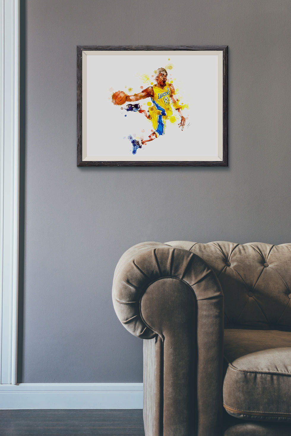 Thumbnail: Art Print 高比·拜仁 (Kobe Bryant)