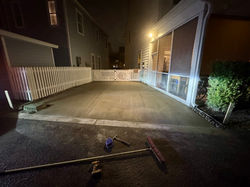 concrete driveway