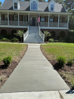 concrete walkway