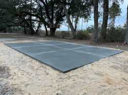 monolithic slab for a building