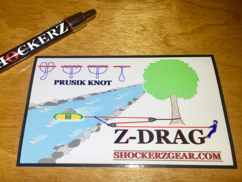 Z-Drag and Prusik sticker