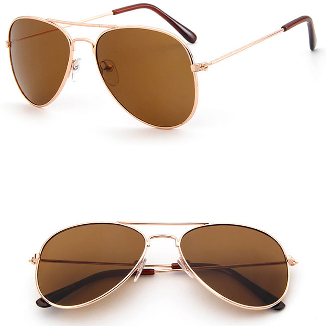 Thumbnail: Stylish Gold Tea Sunglasses