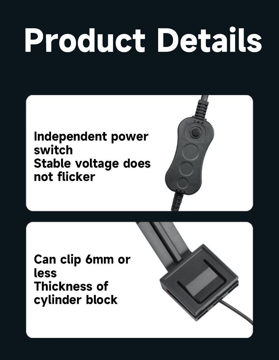 Thumbnail: YEE High brightness LED 3-colour adjustable clip mini aquarium light