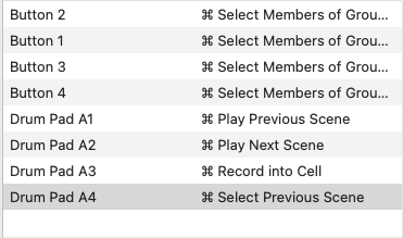 Screenshot of Logic Pro controller assignments screen showing the simpler controller assignments I decided on