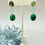 Thumbnail: Emerald Earrings with Chalcedony & Labradorite