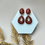 Thumbnail: Red Enamel Earrings