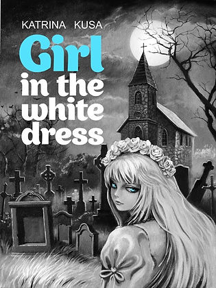 Girl in the white dress fantasy Book