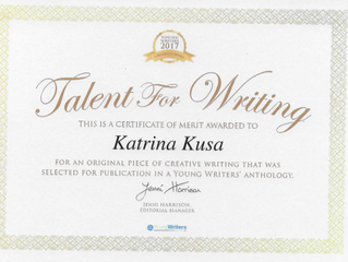 Young Writers 2017 Award
