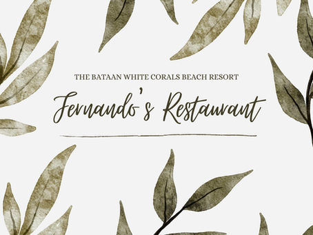 Fernando's Restaurant Menu 2023