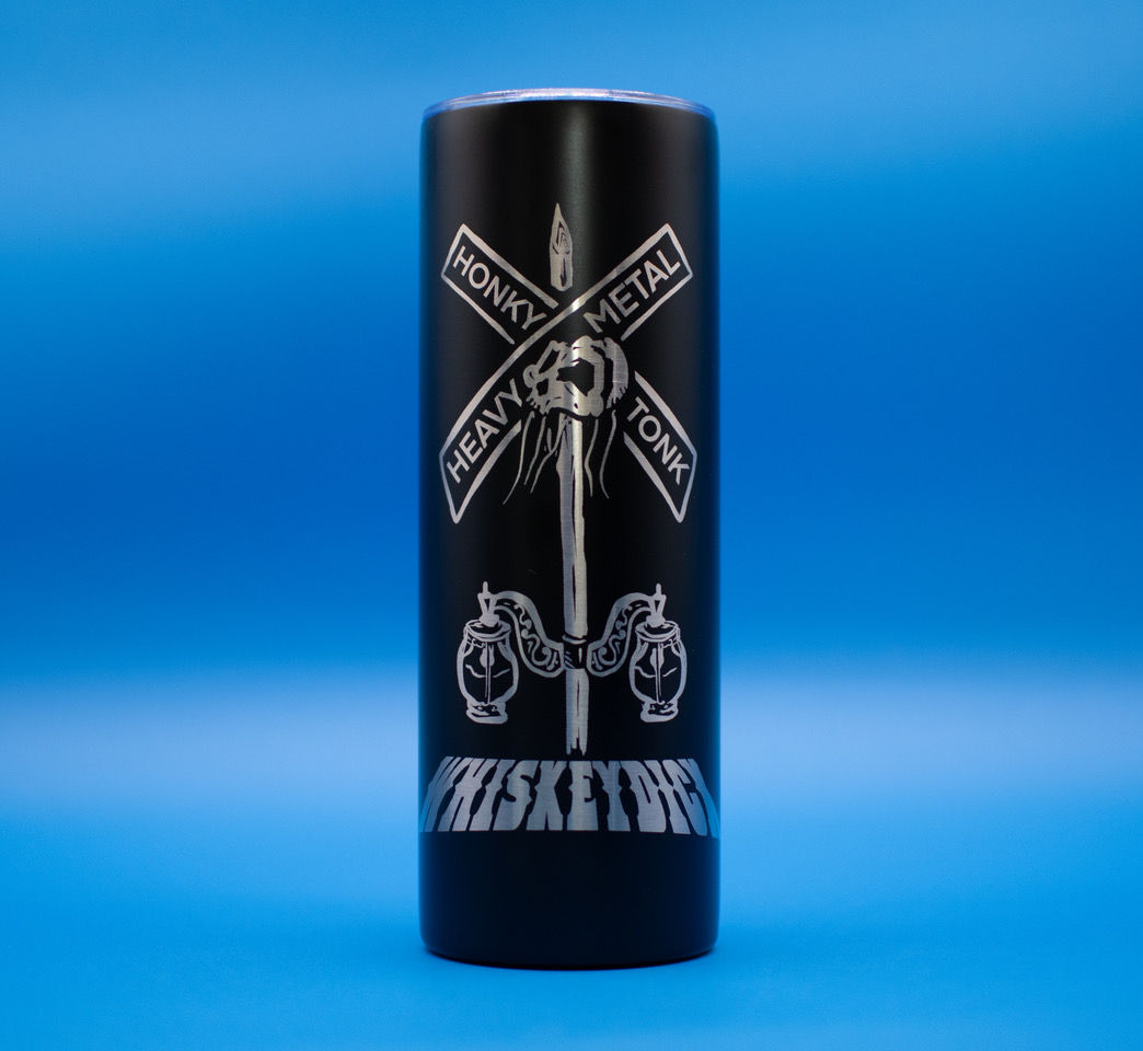 HMHT Railroad Sign Tumbler 
