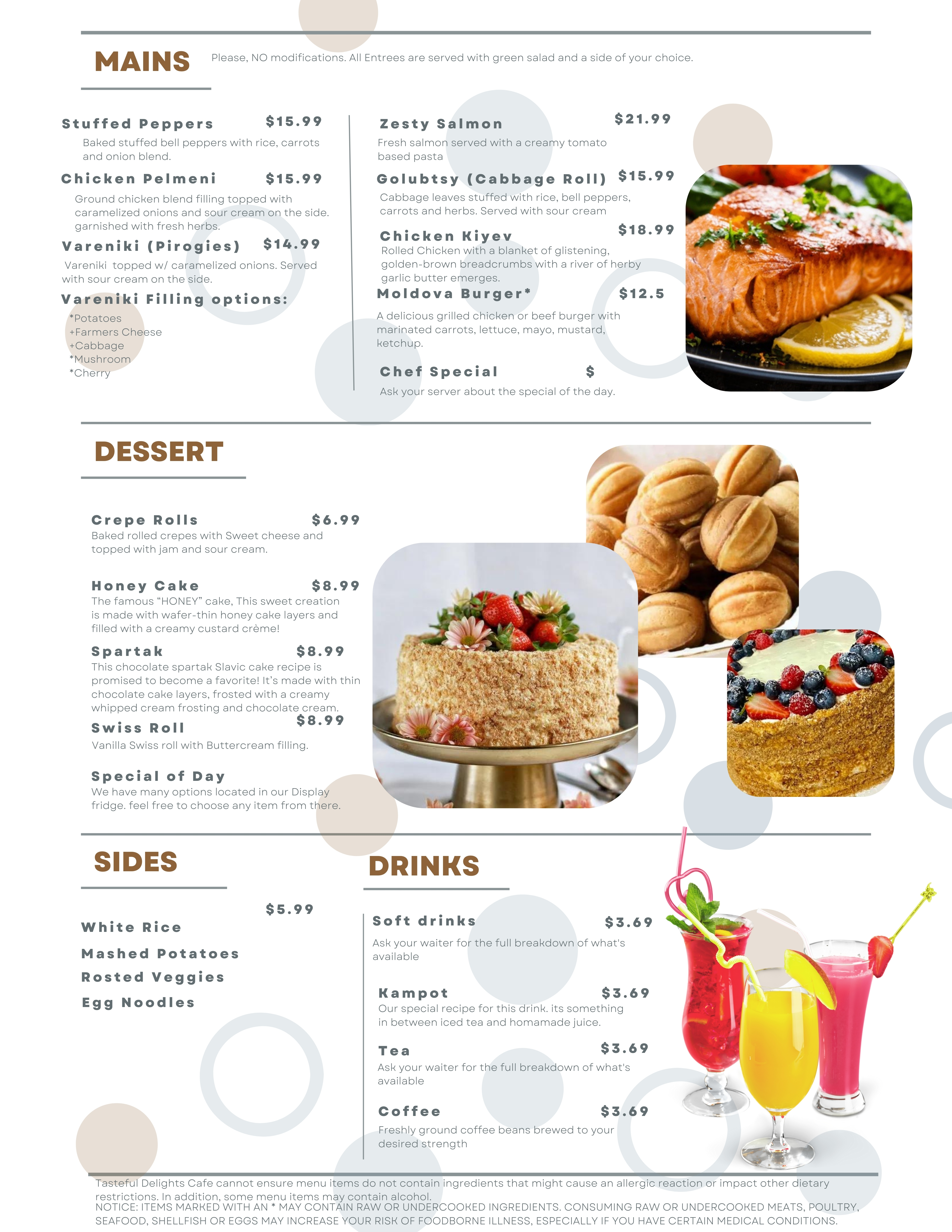 Arranged Food and Objects