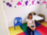 Cuarto de terapia a niños con autismo