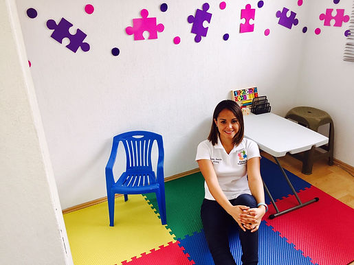 Cuarto de terapia a niños con autismo