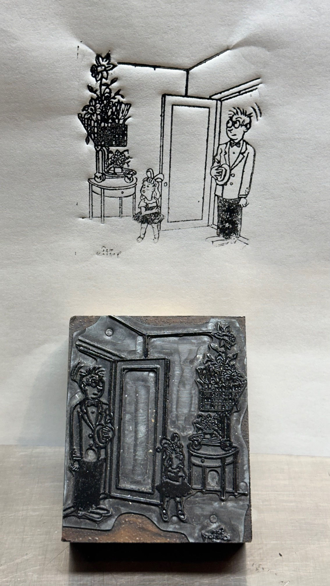 Sam Kassoy Comic cut