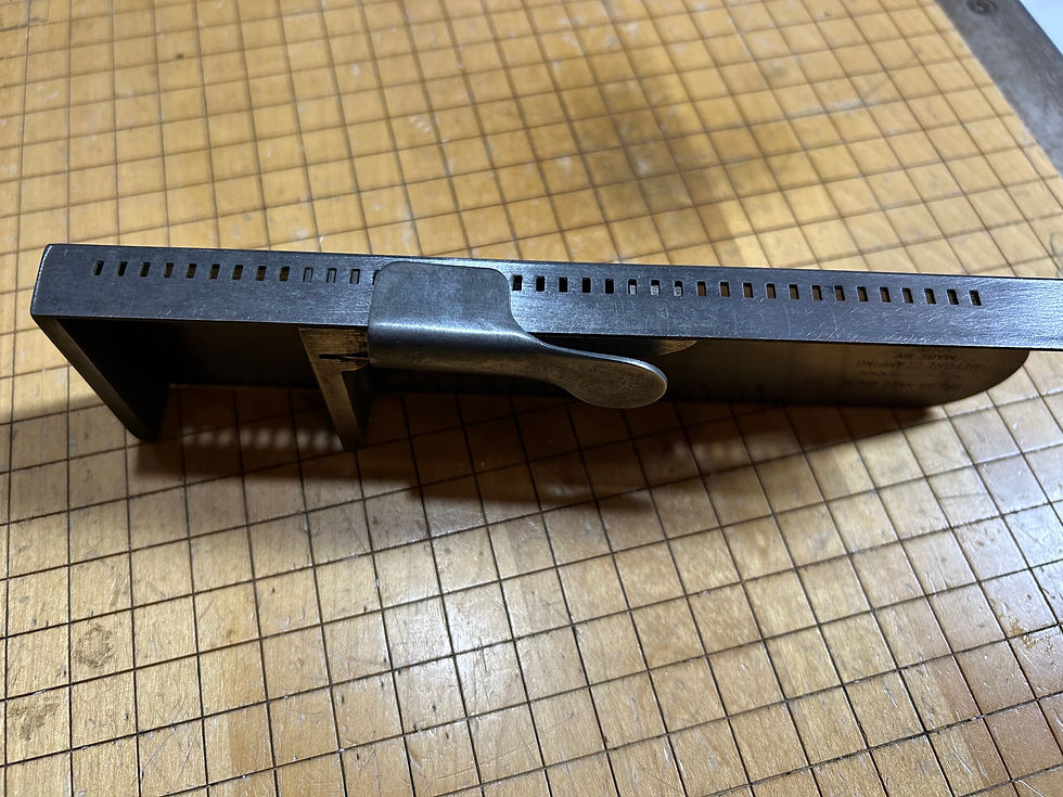 Thumbnail: 33 pica Rouse and Company Composing Stick