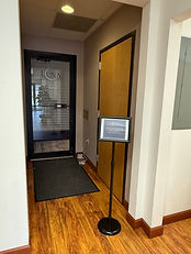 Entrance to the private practice office 