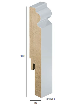 Battiscopa Linea Pregio P7