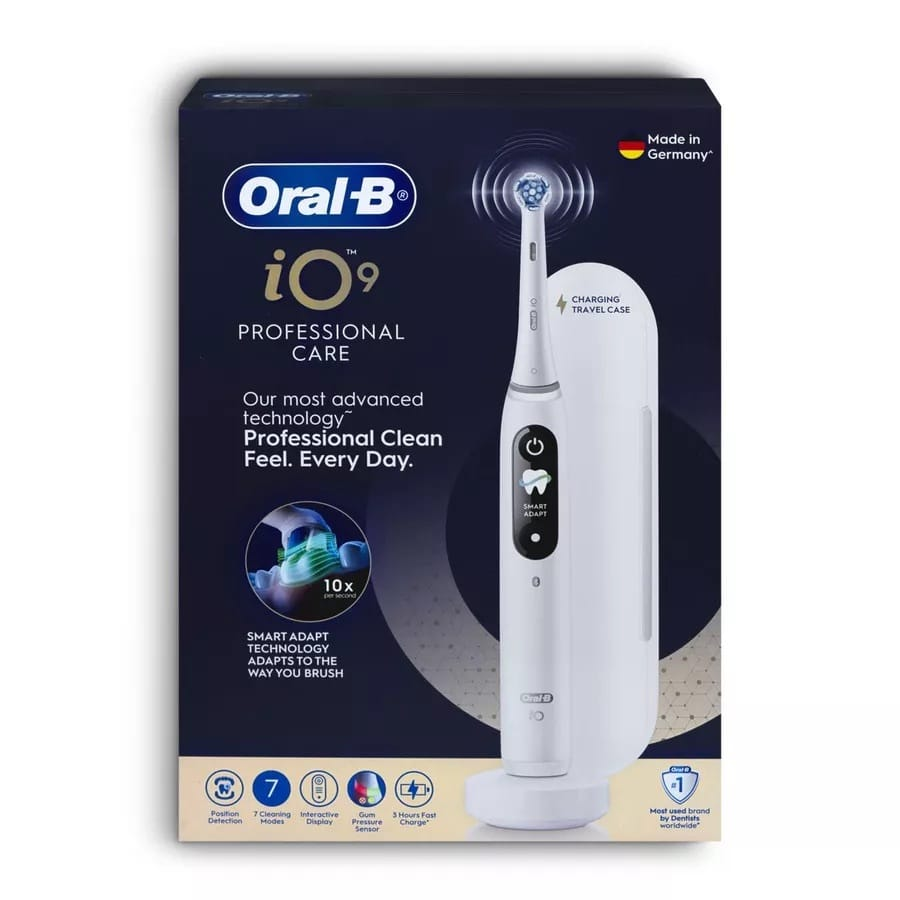 Oral-B iO Series 9 Electric Toothbrush 充電電動牙刷 (White / Black)