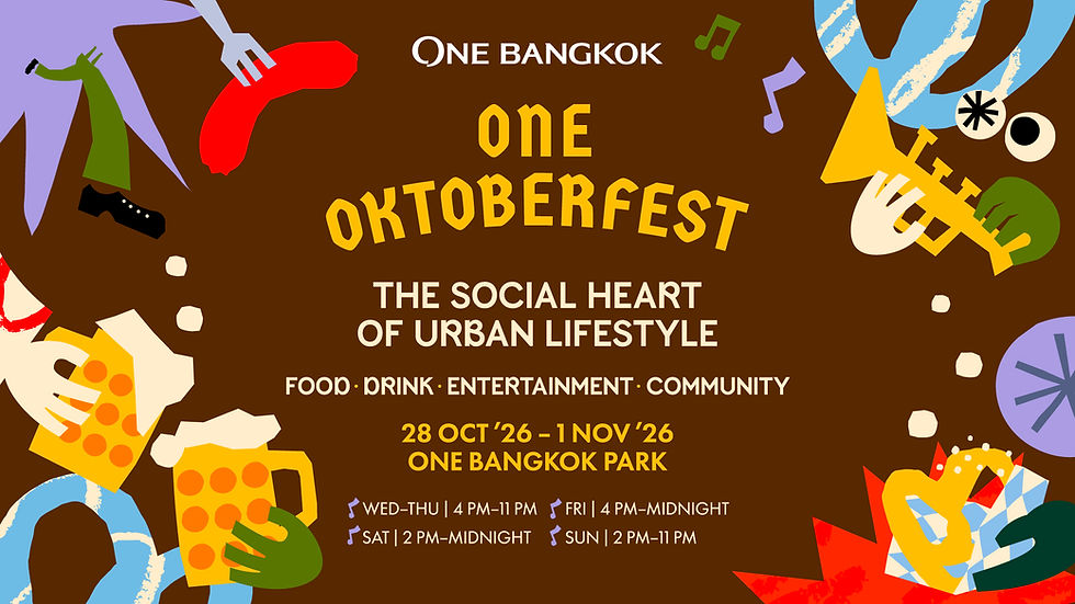 วัน แบงค็อก เตรียมจัดงาน “One Oktoberfest” เทศกาลสังสรรค์สุดยิ่งใหญ่ สไตล์เยอรมัน เต็มรูปแบบครั้งแรกในไทย 28 ตุลาคม – 1 พฤศจิกายนนี้