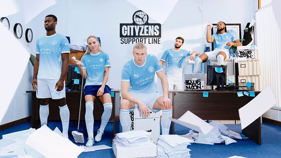 PUMA และ MANCHESTER CITY เปิดตัวชุดเหย้าใหม่ฤดูกาล 2026/27 คอนเซปต์ “NOT YOUR TYPICAL CITY” เตรียมใส่นัดสุดท้ายศึกพรีเมียร์ลีก