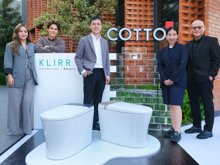 COTTO เปิดตัว SMART Collection สุขภัณฑ์ไม่ใช้ไฟ-อัปเกรดได้ ประหยัดพลังงาน เจาะตลาดคนเมืองยุคใหม่