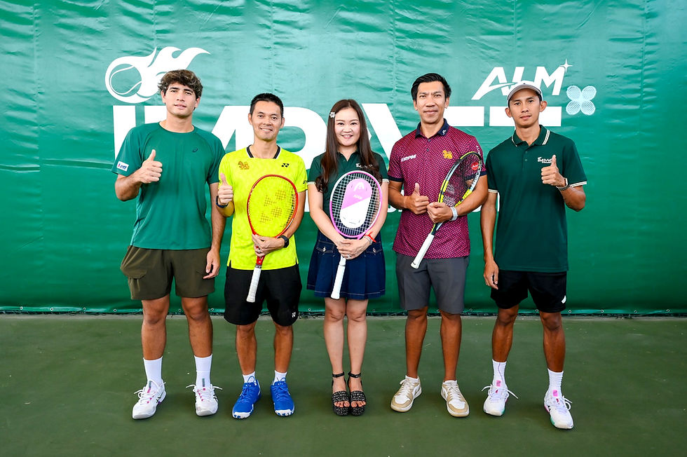 สนามเทนนิส ALM x Impact Tennis & Sport Center เปิดตัวอย่างเป็นทางการ ต้อนรับแฟนคลับนักเทนนิสทุกเพศทุกวัย