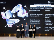 เดลต้า ประเทศไทย ติดอันดับใน S&P Global Sustainability Yearbook 2026 ต่อเนื่องเป็นปีที่ 11