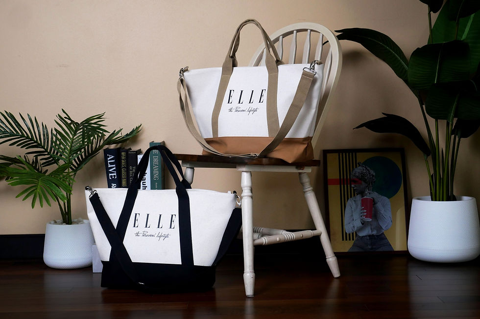 ELLE Canvas Tote