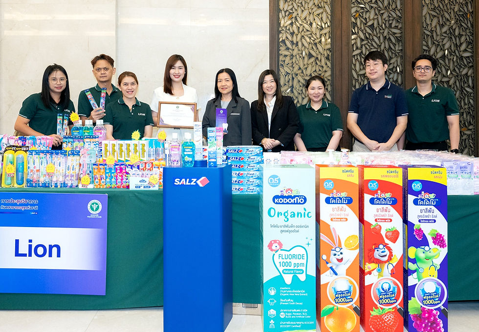 โคโดโม คว้าตรา “แปรงสีฟันติดดาว” จากกรมอนามัย 3 ปีซ้อน