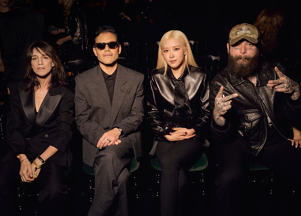 เหล่าคนดังและบุคคลสำคัญร่วมชมแฟชั่นโชว์ Saint Laurent คอลเล็กชัน Women’s Summer 2027 โดย Anthony Vaccarello