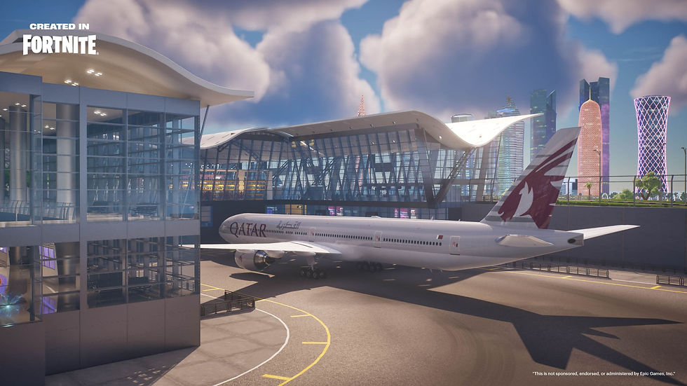 กาตาร์ แอร์เวย์ส เปิดตัว ‘QVerse Island’ จุดหมายปลายทางดิจิทัลแห่งแรกบนเกม Fortnite