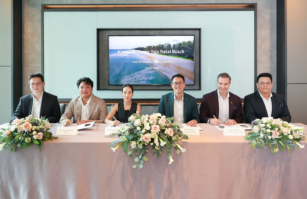 IHG Hotels & Resorts ประกาศเปิดตัวคิมป์ตันสู่พังงา เสริมความแข็งแกร่งพอร์ตโฟลิโอกลุ่มโรงแรม Luxury & Lifestyle ในไทย