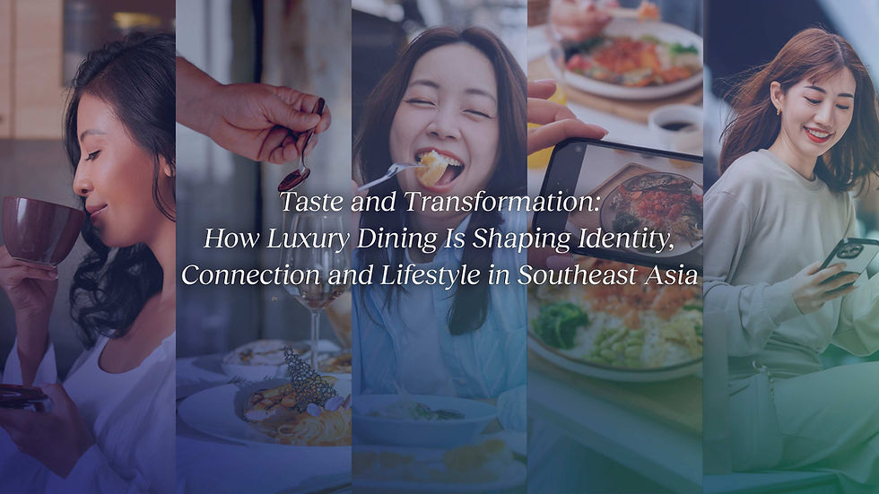 Vero และ BurdaLuxury ชวนมาทำความรู้จักเทรนด์ Luxury Dining