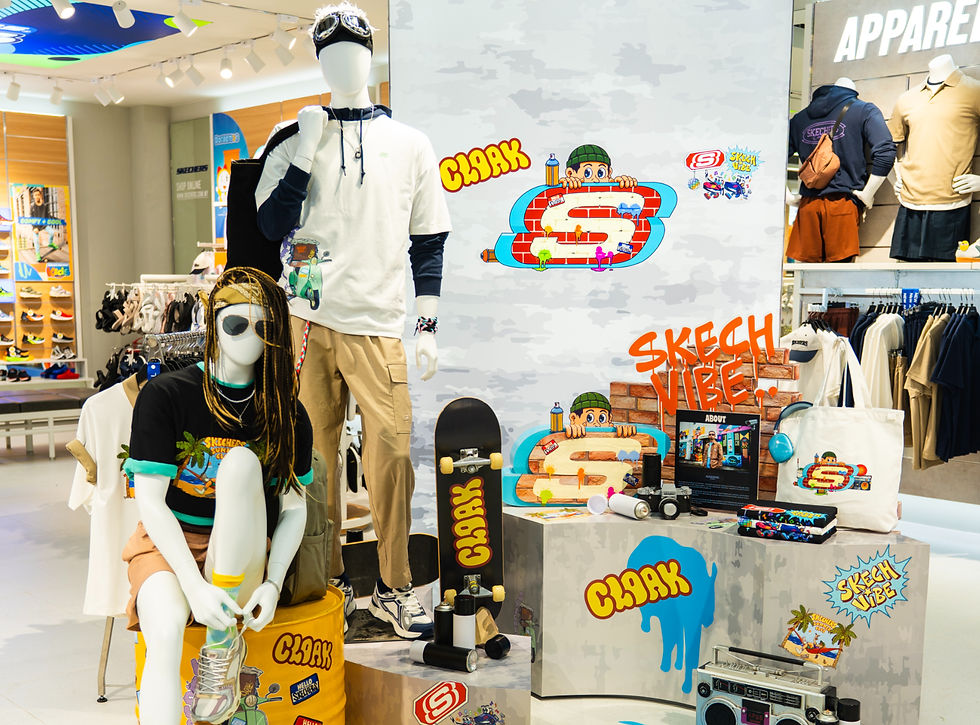 Skechers จับมือ Cloakwork ถ่ายทอดความคิดสร้างสรรค์ในสไตล์สตรีท ผ่านคอลเล็กชัน SkechVibe ใหม่ล่าสุด