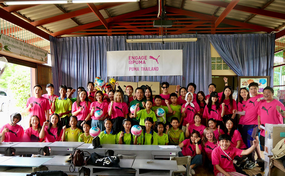 PUMA ประเทศไทย มอบสิ่งของสนับสนุน ปรับปรุงภูมิทัศน์ และจัดกิจกรรมฟุตบอลคลับ ณ โรงเรียนวัดเดชานุสรณ์