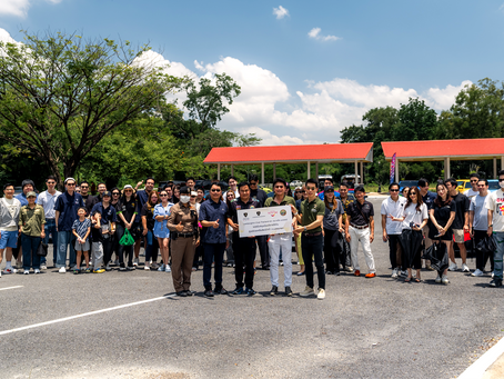 Lamborghini Club Thailand Bull Run ชวนคาราวานกระทิงดุ สัมผัสธรรมชาติจังหวัดนครนายก พร้อมมอบเงินบริจาคจำนวนกว่า 60,000 บาท ให้กับศูนย์ช่วยเหลือสัตว์ป่าที่ 1 (นครนายก)
