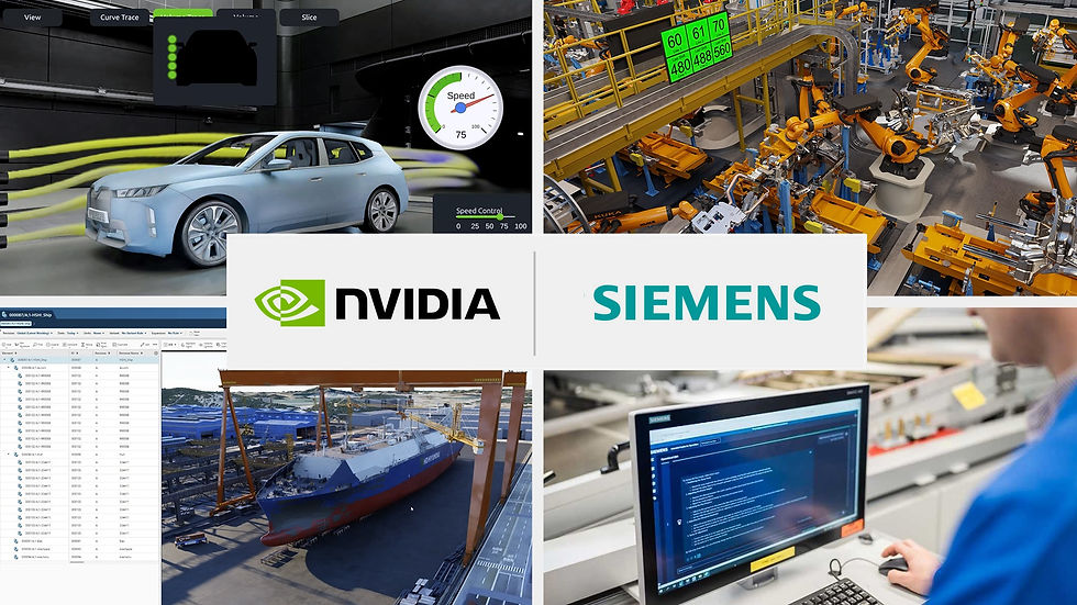 ซีเมนส์ ขยายความร่วมมือ เอ็นวิเดีย เร่งนำความสามารถ AI มาใช้ในอุตสาหกรรมการผลิต