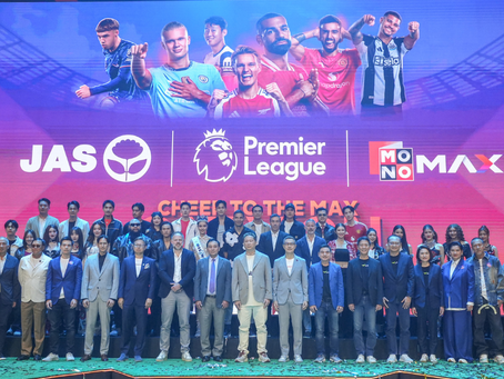 “JAS” คิกออฟการถ่ายทอดสด “พรีเมียร์ลีก-เอมิเรตส์ เอฟเอ คัพ” ฤดูกาลใหม่ ราคาแพ็กเกจ 299 บาท/เดือน เชียร์ครบทุกแมตซ์กับ Monomax เริ่ม 16 ส.ค. นี้