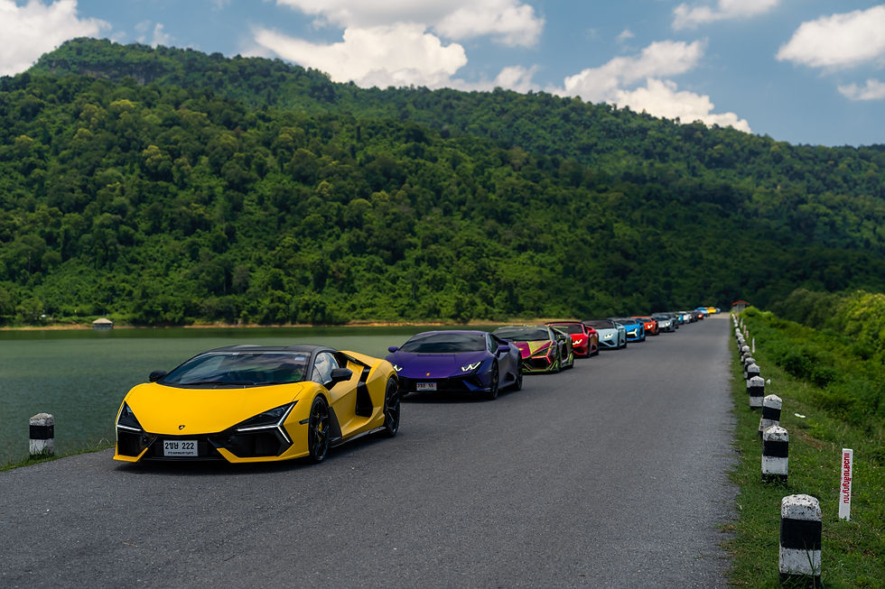 Lamborghini Club Thailand Bull Run นครนายก