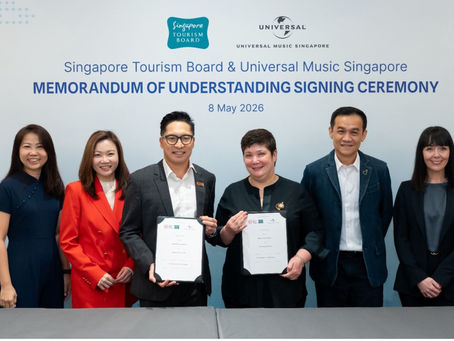 การท่องเที่ยวสิงคโปร์ จับมือ ยูนิเวอร์ซัล มิวสิค สิงคโปร์ ยกระดับสิงคโปร์สู่จุดหมายปลายทางที่ห้ามพลาด