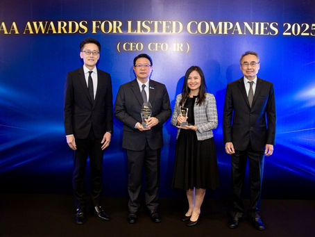 เดลต้า อีเลคโทรนิคส์ ประเทศไทย คว้ารางวัล CEO ยอดเยี่ยม และ IR ยอดเยี่ยมจากเวที IAA Awards ติดต่อกันสองปีซ้อน