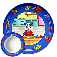 LolliWolliWorld® Giggli Panda Kidz Bowl