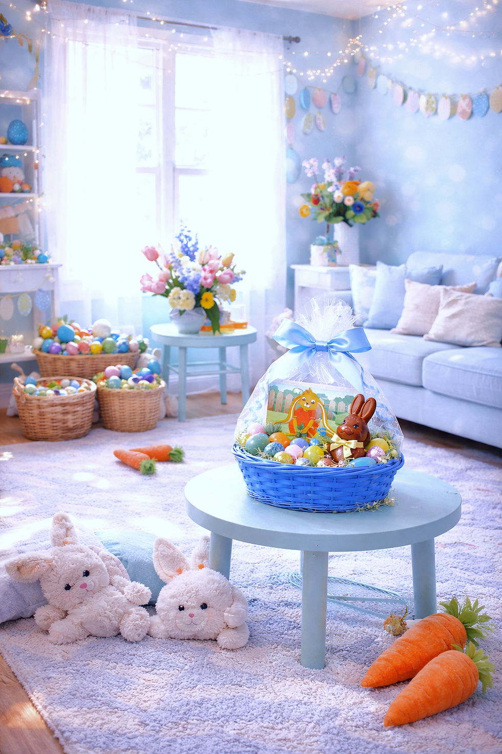 Rupert Rabbit Easter Basket