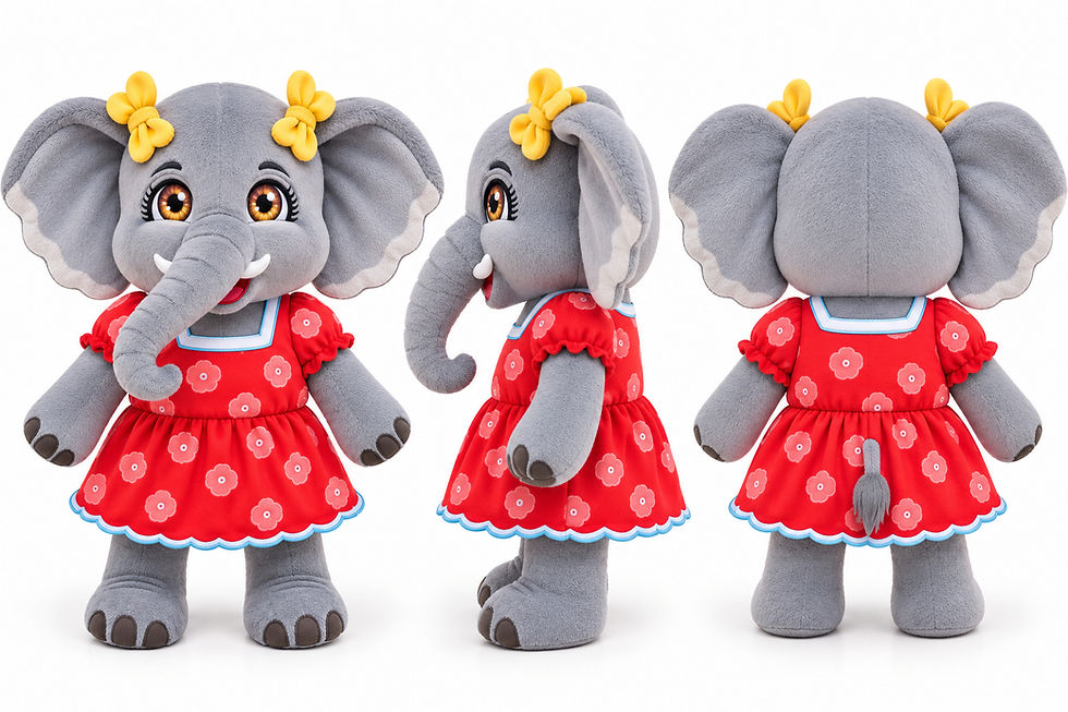 Daisi Elephant Plush Toy