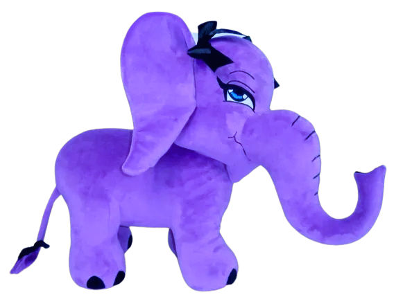 Thumbnail: Lolli Purple Plush Elephant/Wholesale Plush Toy