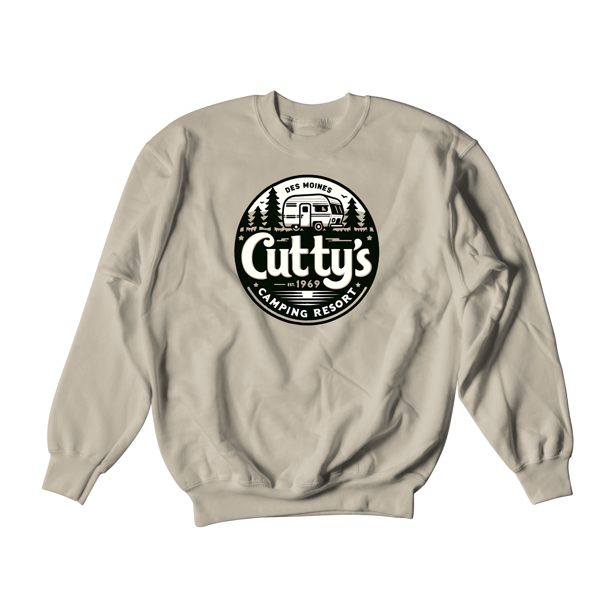 Official Cutty's Camping Resort Des Moines - Crewneck