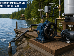 How Piston Pumps Help Draw Water from Surface Sources