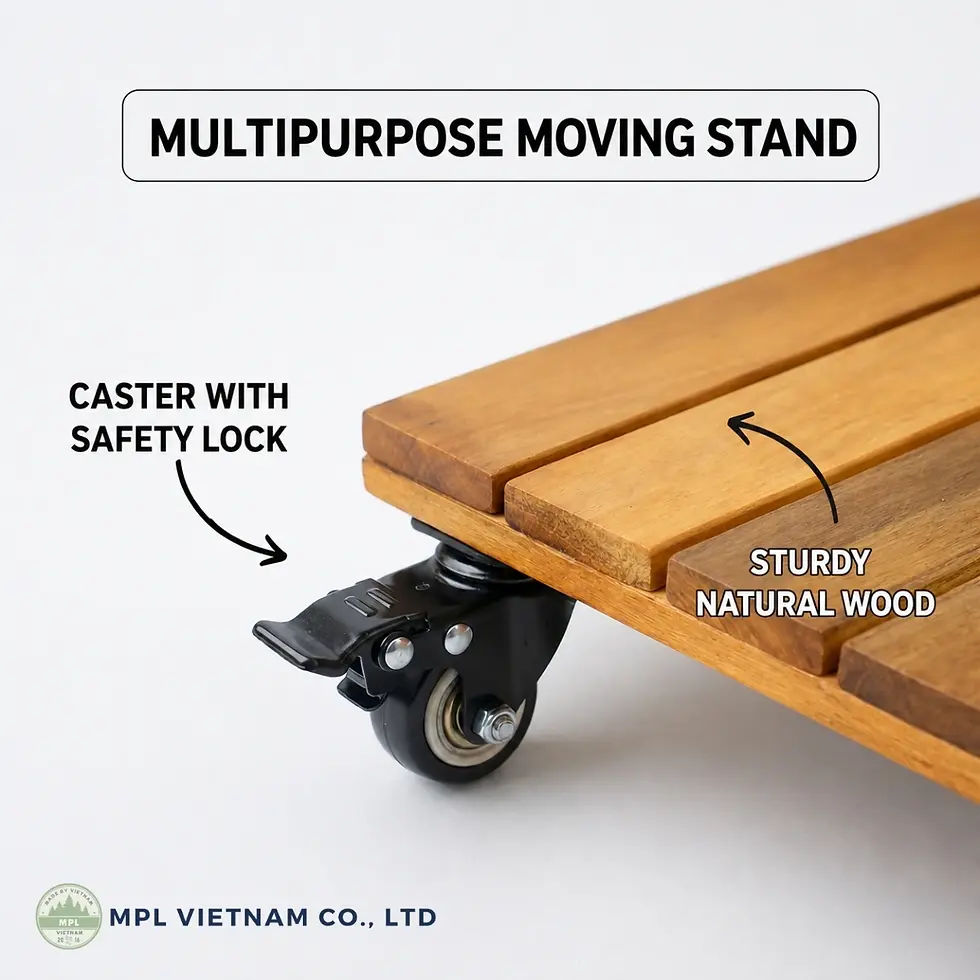 Thumbnail: Vintage Minimalist Wooden Planter Stand
