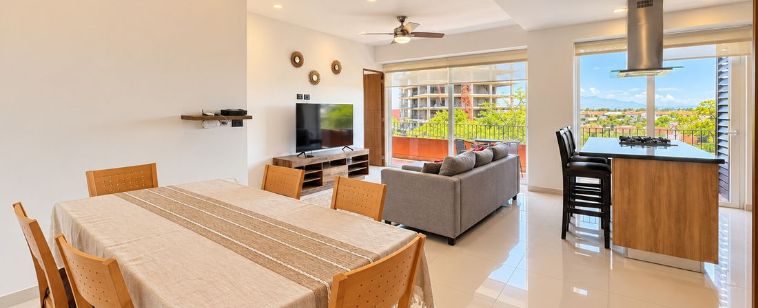 Departamento amueblado en renta en Zoho Skies, Puerto Vallarta.